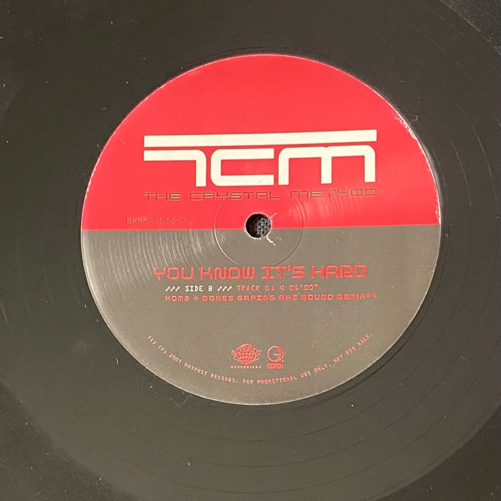 The Crystal Method Vinyl Record 12 inch EDM techno trance DJ Steve aoki Tiesto